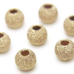 14KGF ビーズ 丸玉 3mm［スターダスト］【6コ販売】(14K-129BZ 1枚目の画像