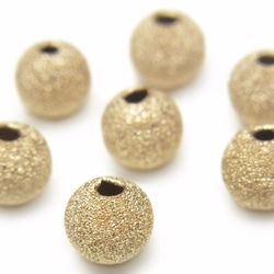 14KGF ビーズ 丸玉 4mm［スターダスト］【4コ販売】(14K-130BZ 1枚目の画像