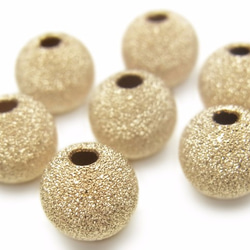 14KGF ビーズ 丸玉 8mm［スターダスト］【2コ販売】(14K-132BZ 1枚目の画像