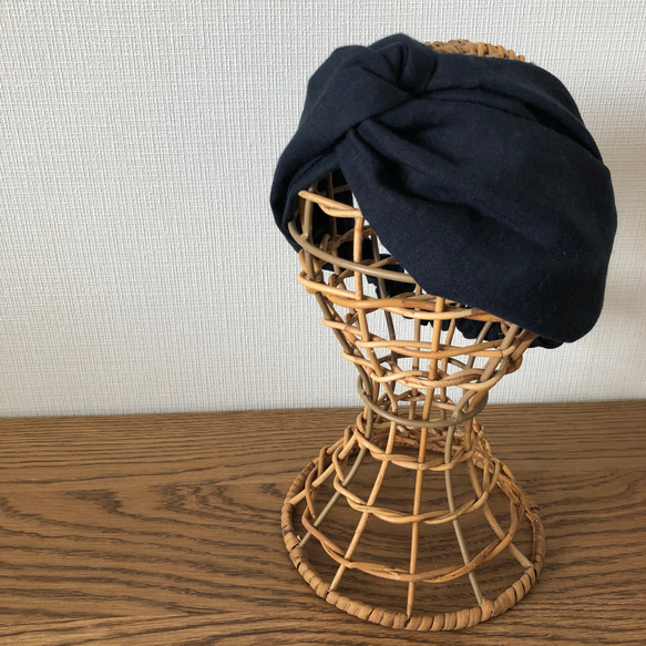 クロスターバン LINEN navy 1枚目の画像