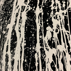 【The shape of rain.（No.312）】絵画　インテリア　モダン　モノクロ　アートパネル  シンプル 5枚目の画像