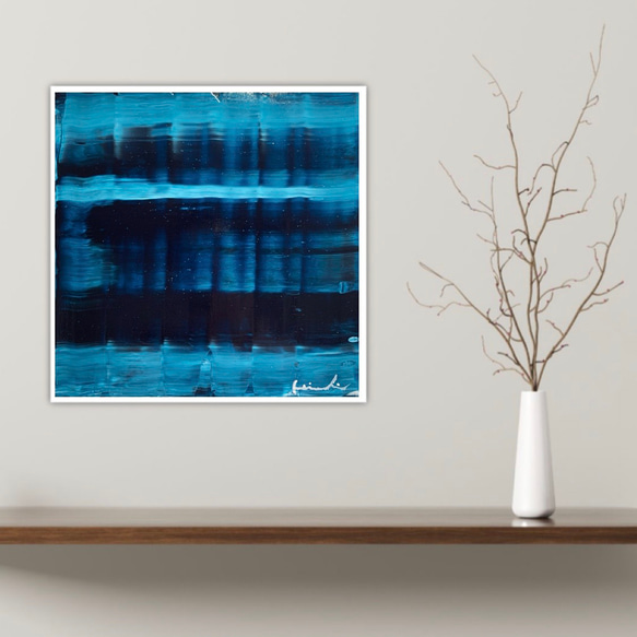 【The sound of waves.（W-#9）】絵画　インテリア　海　ハワイ　アートパネル　北欧 2枚目の画像