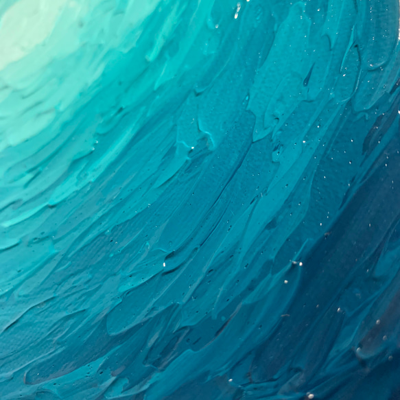 オーダー作品【DEEP SEA（S-#51）】絵画　インテリア　海　ハワイ　アートパネル　北欧 6枚目の画像