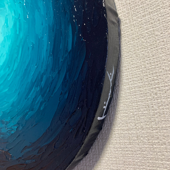 オーダー作品【DEEP SEA（S-#51）】絵画　インテリア　海　ハワイ　アートパネル　北欧 7枚目の画像