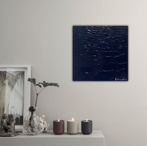 【無何有（#8）】  絵画　インテリア　海　ハワイ　アートパネル　北欧 3枚目の画像
