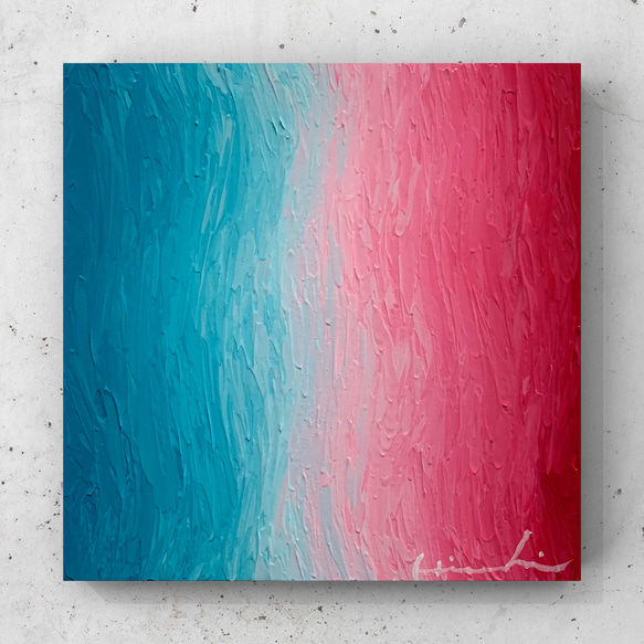 絵画 846 油絵/抽象画風/自然のパターン/青/ピンク/S8号 絵画 860 油絵/抽象画風/自然の造形/天然水晶/P15号 絵画 860 油絵