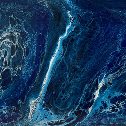【Inside the ocean.（No.306）】絵画　インテリア　海　ハワイ　アートパネル　北欧 3枚目の画像