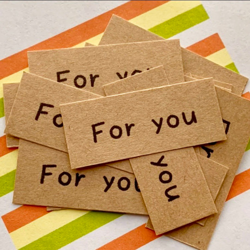 送料無料】専用出品☆サンキューカード手書き風☆ハンドメイド☆にこ