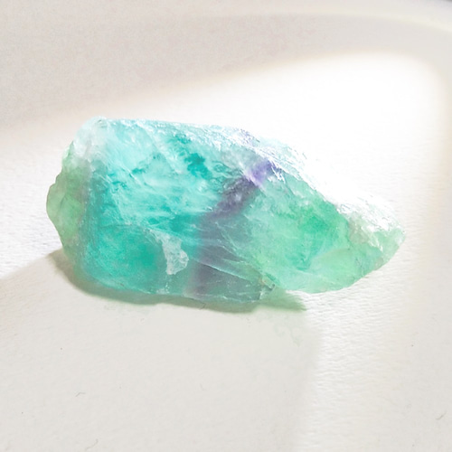 三角型 海色 蛍石 グラデーション フローライト Fluorite