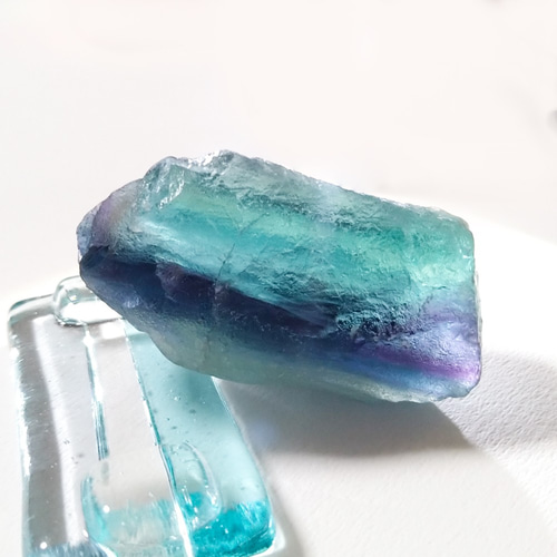 グラデーション 蛍石 フローライト Fluorite 鉱物 原石 鉱石 天然石