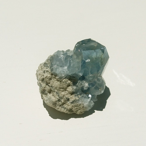 天青石 Celestite セレスタイト クラスター 鉱物 小さな原石 鉱石