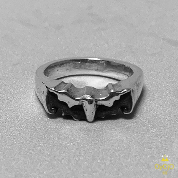 ｢SV99.9｣コウモリ模様リング(13号)