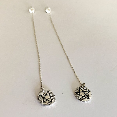 SV99.9｣星ピアス ピアス（フック・チェーン） Jewelry Attic;KYA