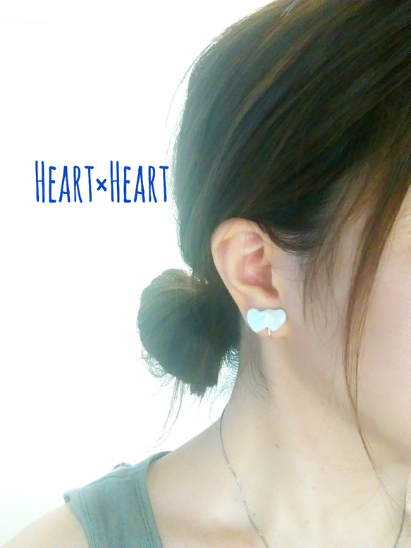 Heart×Heartイヤリング・ピアス 5枚目の画像