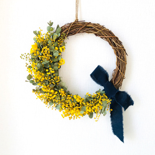受注制作ミモザリース 受注制作ミモザのリース