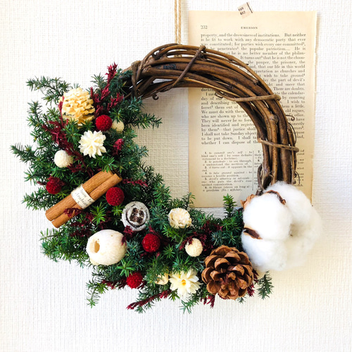 ももhappy☆様 Merry 静かな森のクリスマスリース 他1点 おまとめ もも