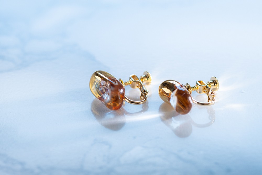 [ISHI]金彩 イヤリング【受注生産】