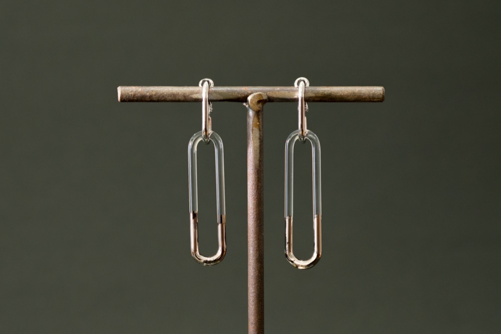 [ring]プラチナ彩イヤリング【受注生産】