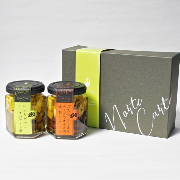 【送料無料/お中元】薫香かおるオイル漬け 2種ギフト 100g×2 おつまみ ワイン ビール 内祝 手土産 夏ギフト 1枚目の画像