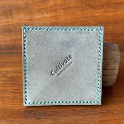 Coin Case 「OriOri」007　国産タンニン鞣しオイルレザー 2枚目の画像