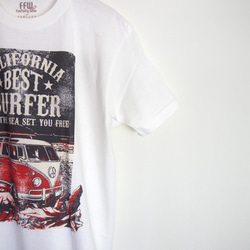 セール！Tシャツ【CA surfer】カジュアルデザインTシャツ 2枚目の画像