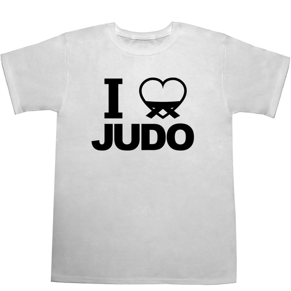 "I LOVE JUDO" Tシャツ 3枚目の画像