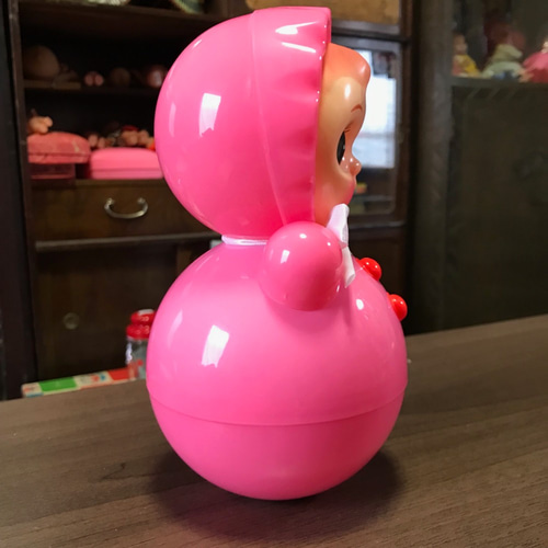 かわいい 起き上がりこぼし 昭和レトロ 可愛い 起き上がりこぼし サークルタイプ おきあがりこぼし 昭和レトロ