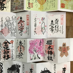 越前和紙 御朱印帳 花風船 4枚目の画像