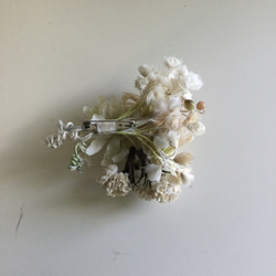 152  白い小花と秋の木の実 3枚目の画像