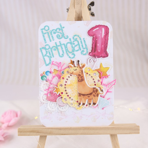 1歳のお誕生日に♡手作りバースデーメッセージカード【ポスト