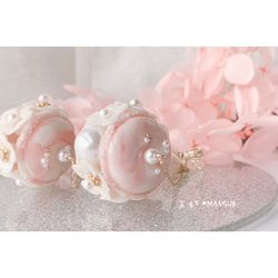 珠光寶氣系列—珠寶馬卡龍-草莓牛奶-設計師款 第3張的照片
