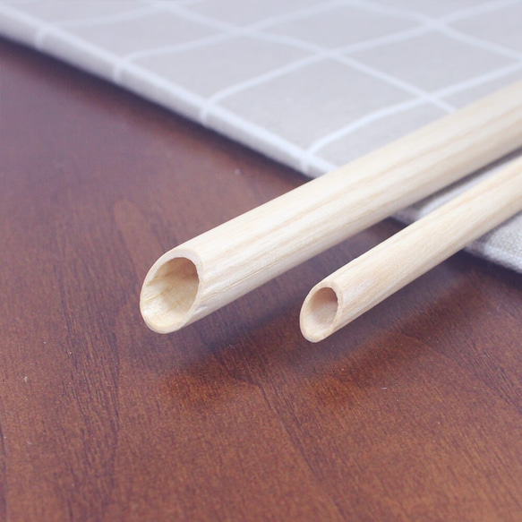DUBBE Natural Wooden Straw (Combo pack) - eco straw 10枚目の画像