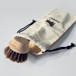 DUBBE|天然棉質束口袋（簡約*1）- 適用於牙刷 / 鍋刷 / 個人隨身小物 / 飲料瓶 / 文具，減塑，設計，文創 第4張的照片