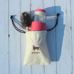 DUBBE|天然棉質束口袋（簡約*1）- 適用於瓶刷 / 個人隨身小物 / 3C用品/飲料瓶 / 文具，減塑，設計，文創 第6張的照片