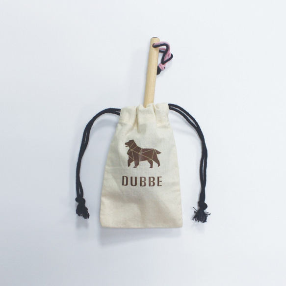 DUBBE|天然棉質束口袋（簡約*1）- 適用於杯刷/個人隨身小物/零錢/名片/充電器/耳機/護身符，減塑，設計，文創 第7張的照片