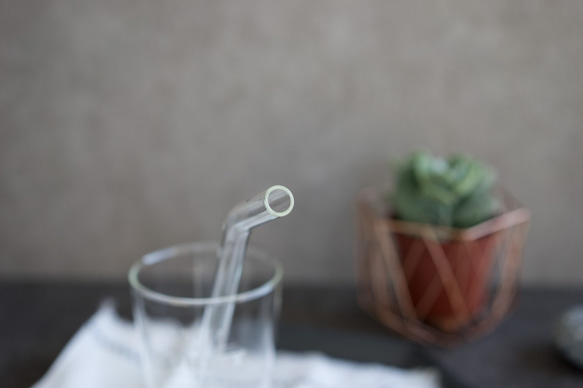 Glass Curved Straw for Boba Milk Tea 6枚目の画像