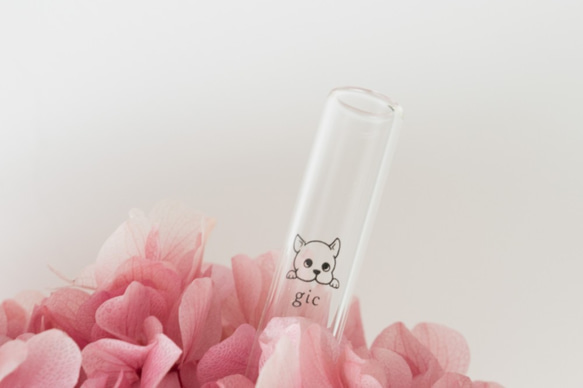 Frenchie Bulldog Curved Glass Straw 2枚目の画像