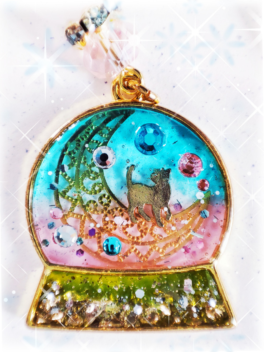 猫 レジン キーホルダー お花見アヒル温泉 （売れ筋ランキング