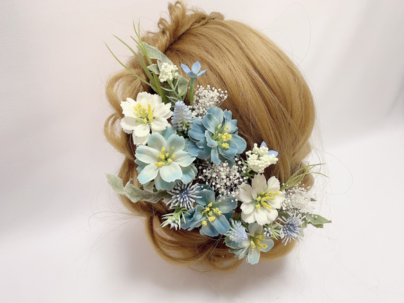 ヘッドドレス★ウエディング★結婚式★花嫁★卒業式★ヘアアクセサリー★ヘッドパーツ★マタニティフォト★成人式 2枚目の画像