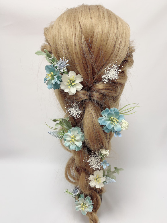 ヘッドドレス★ウエディング★結婚式★花嫁★卒業式★ヘアアクセサリー★ヘッドパーツ★マタニティフォト★成人式 4枚目の画像