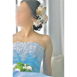 アネモネ★ヘッドドレス★ウエディング★結婚式★花嫁★卒業式★ヘアアクセサリー★ヘッドパーツ★マタニティフォト★成人式 3枚目の画像