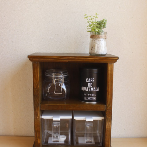 アンティーク風のスパイスラック 棚・シェルフ・ラック nonna