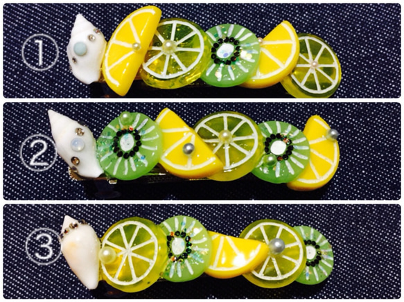 lemon  kiwi orange ミニバレッタ 2枚目の画像