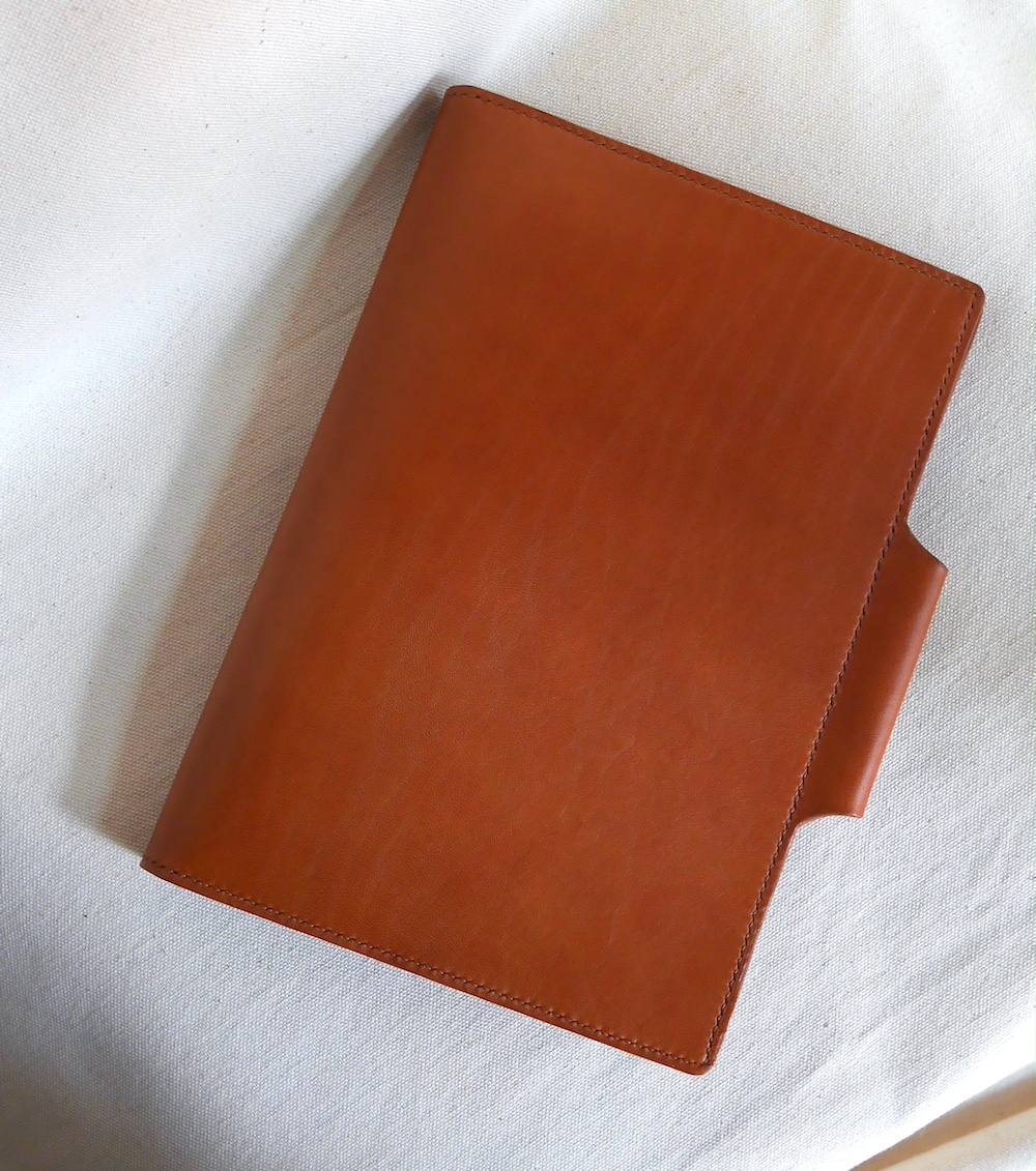 セミB5ノートカバー　受注制作　フルベジタブルタンニンなめし