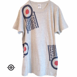 Mods, UK rock design T-shirt [Oatmeal] 360 design unisex 短袖圓領T卹 第2張的照片