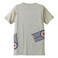 Mods, UK rock design T-shirt [Oatmeal] 360 design unisex 短袖圓領T卹 第4張的照片