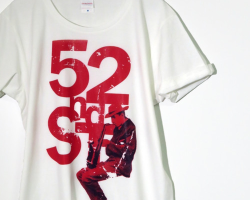 文字とサックスがカッコいいTシャツ【ホワイト】 ユニセックス