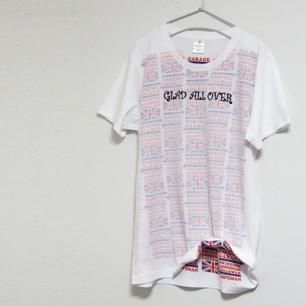 裏地プリント ~クルーネックのロックなTシャツ～ 【ホワイト】半袖Tシャツ レディース 4,620円