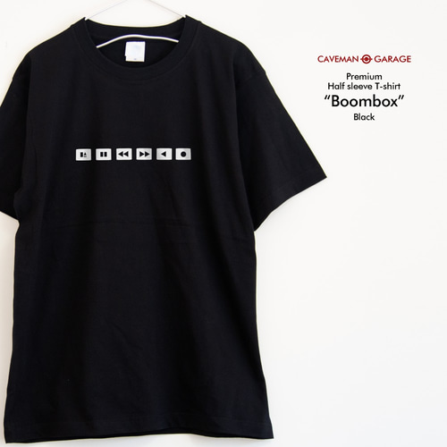 ブルースハープのTシャツ【ネイビー】 ユニセックス 半袖クルーネックT 