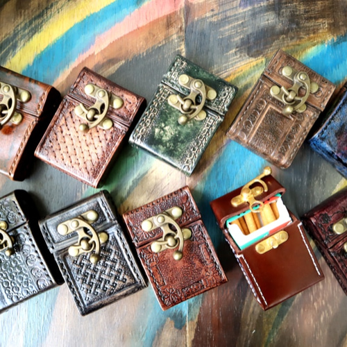 アンティーク　シガレットボックス　革　レザー　希少品 楽天市場】硬質牛革 レザーシガレットケース タバコケース 煙草入れ